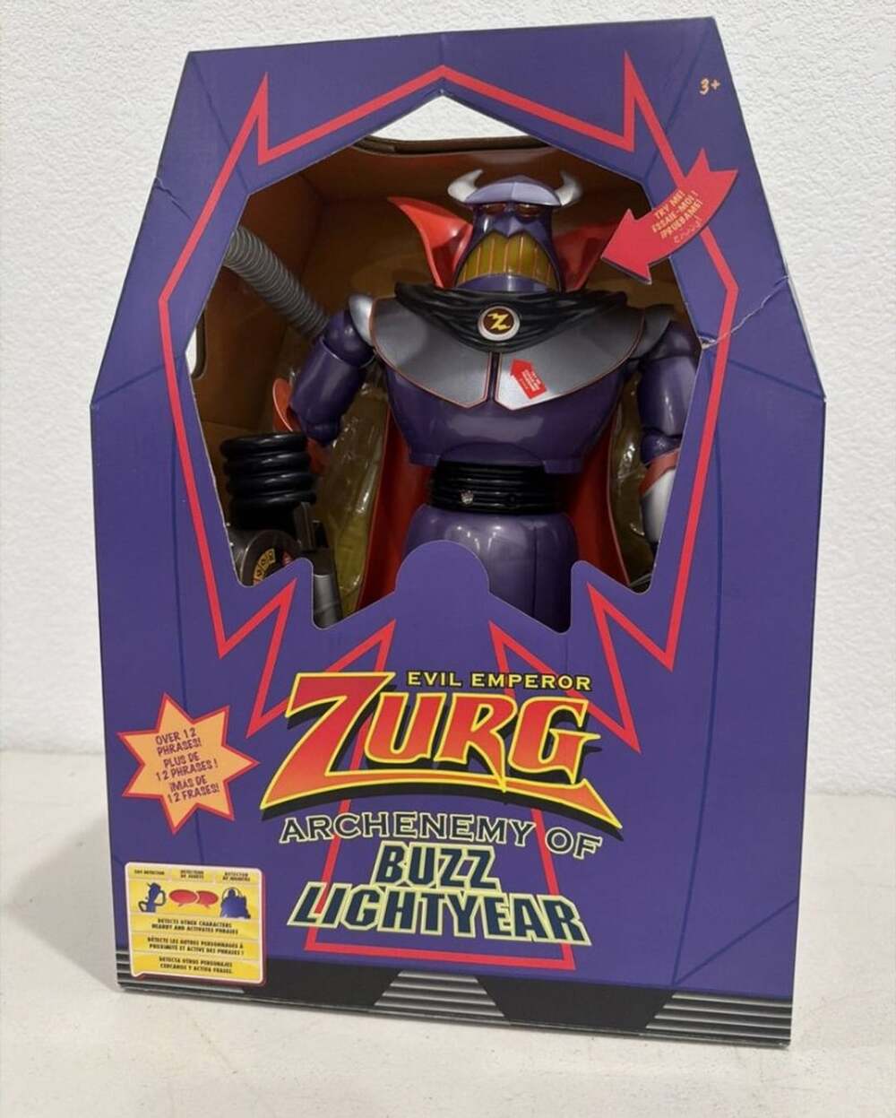 Disney Pixar Toy Story Evil Emperor Zurg Talking Action Figure New